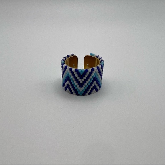 Stylish Miyuki Beaded Adjustable Rings - Boho Chic Statement Rings - Picture 8 of 12